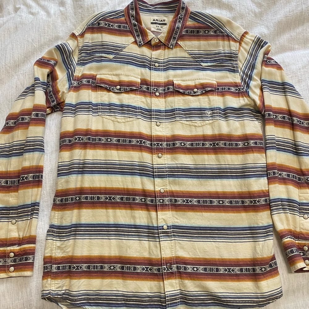 Ariat Men's Huxley Stripped Shirt